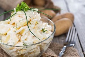 acompanhamento para churrasco maionese de batata