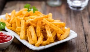 cerveja e petisco - batata frita