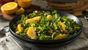 saladas para acompanhar o churrasco - laranja