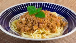 dia de macarrão - bolonhesa