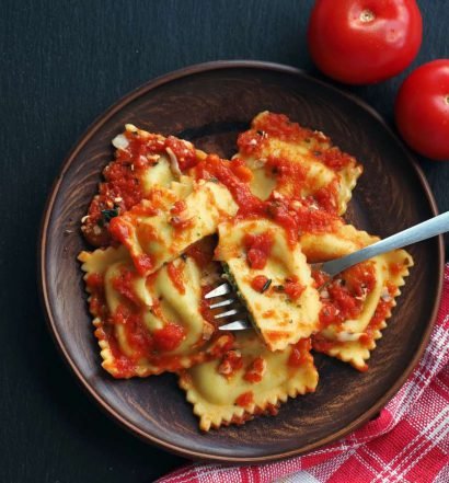 raviolli de espinafre - capa