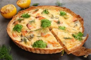 torta de brócolis e salmão - capa