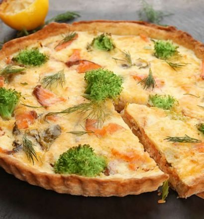torta de brócolis e salmão - capa