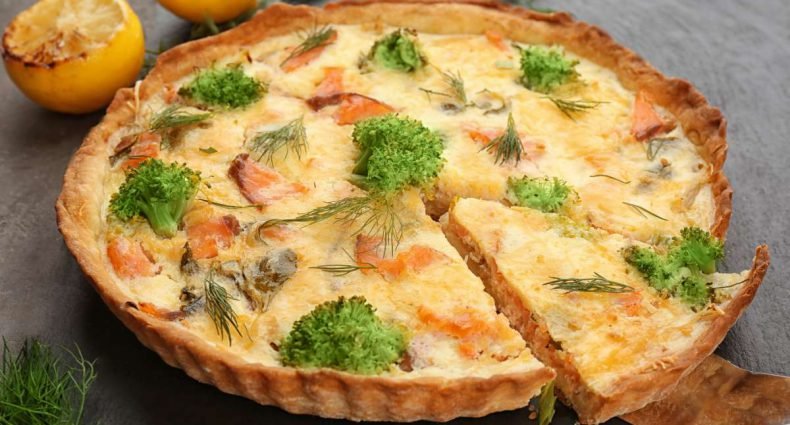 torta de brócolis e salmão - capa