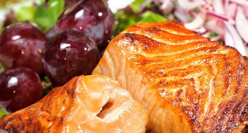 salmão assado com uvas - capa