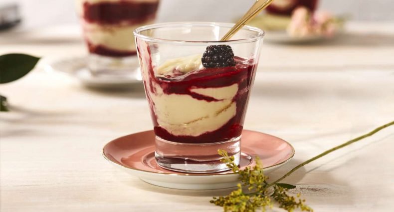 Trifle de erva-cidreira e framboesa - capa