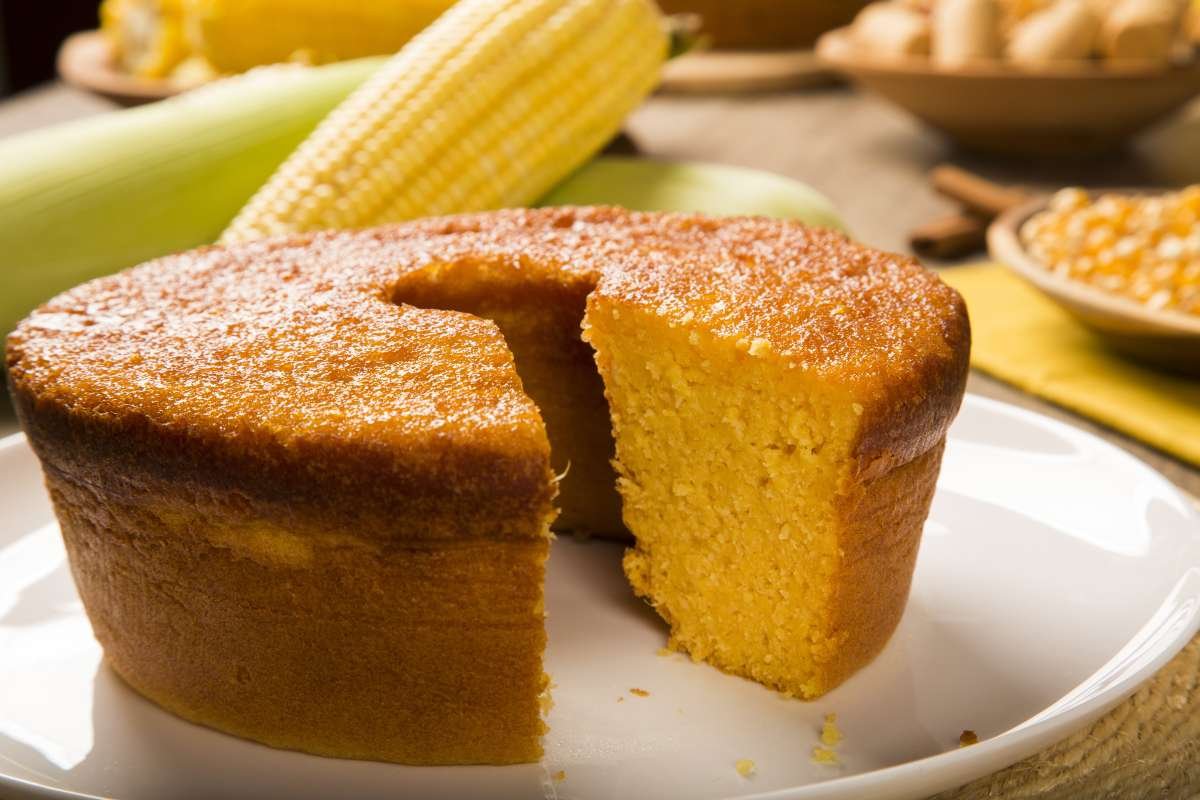 Bolo de milho (sem glúten e sem lactose) - Comida de Bebé