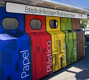 estação de reciclagem pão de açúcar unilever