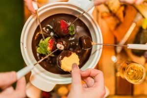 acompanhamento para fondue - chocolate
