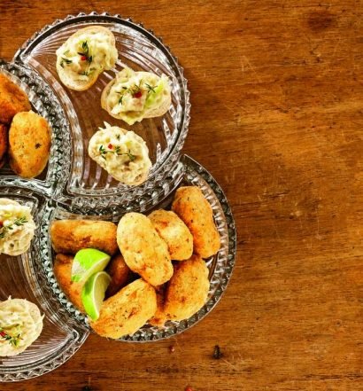 canapé brandade de camarão - capa