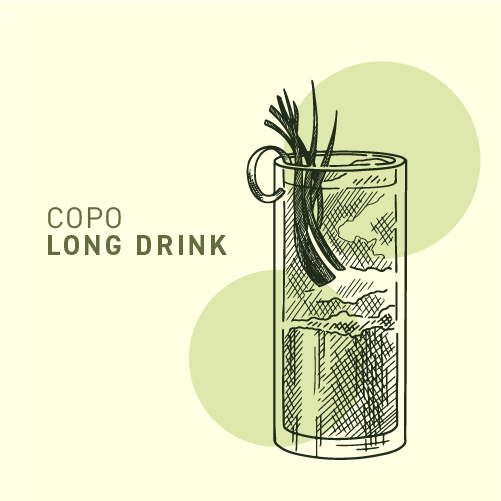 Copo Long Drink ilustrativo
