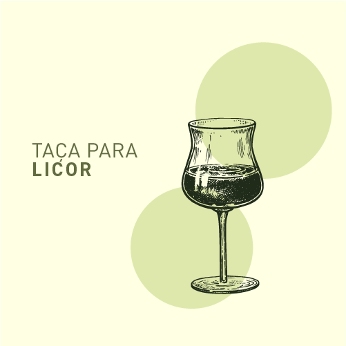 Taça para Licor decorativa