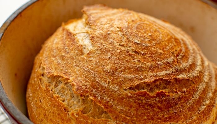 pão caseiro levain pronto