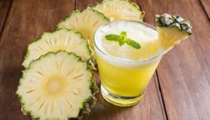 receitas com água de coco - abacaxi