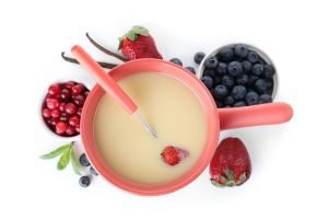 receita de fondue de chocolate branco