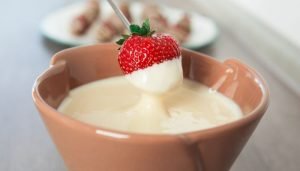 fondue de chocolate branco