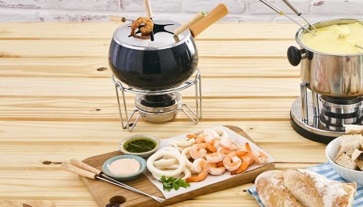 [Receita] Fondue de frutos do mar