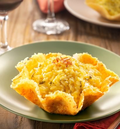 risoto de açafrão