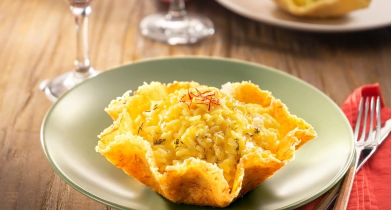 risoto de açafrão