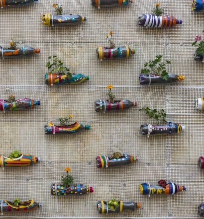 como fazer um jardim vertical com temperos