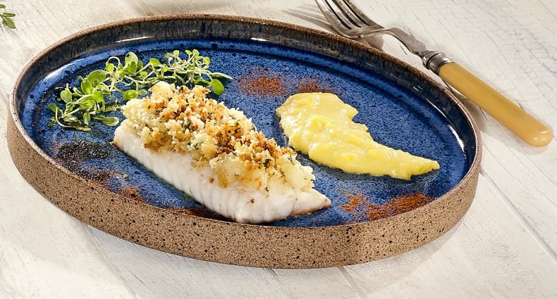 Receita de filé de Abadejo com crosta de limão