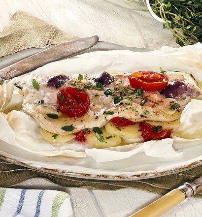 Receita de Filé de Truta no Papilote