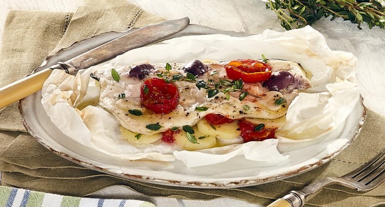 Receita de Filé de Truta no Papilote