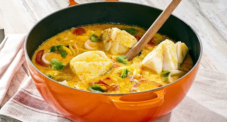 Receita de moqueca de bacalhau