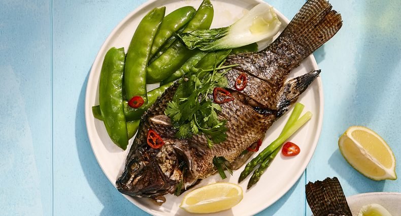 Receita de tilápia à tailandesa