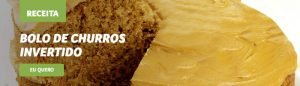 almoço de dia dos pais bolo de churros