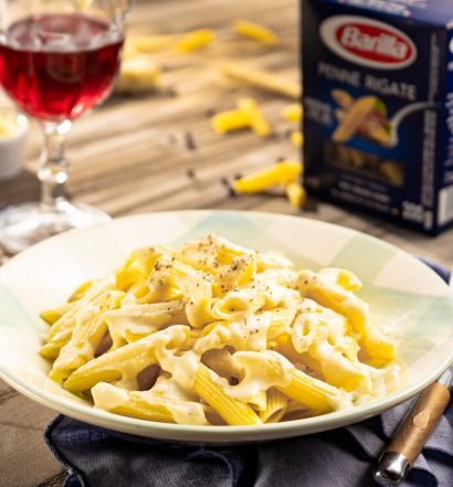 penne alfredo - capa