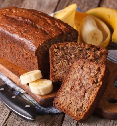 bolo de banana com canela