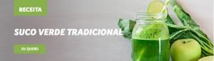café da manhã saudável e rápido suco verde