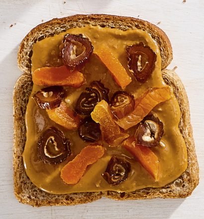 tartine de amendoim