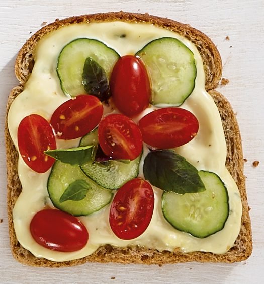 tartine de pepino