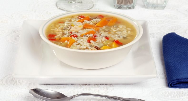 canja de arroz receita