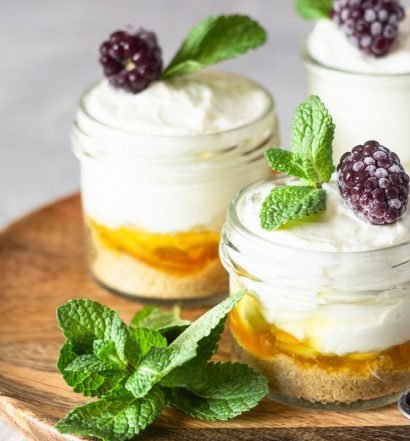 pavê de pêssego receita