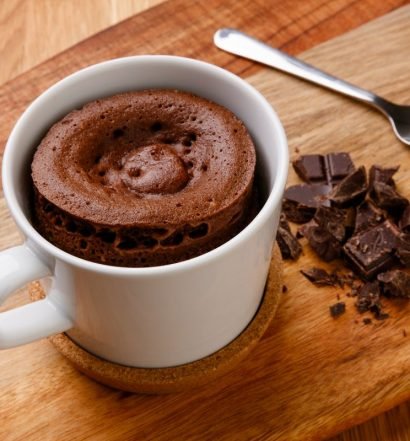 bolo de caneca de chocolate capa