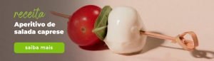 petiscos para vinho salada caprese