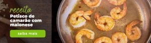 petiscos para vinho camarão