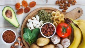 alimentos ricos em potássio opções