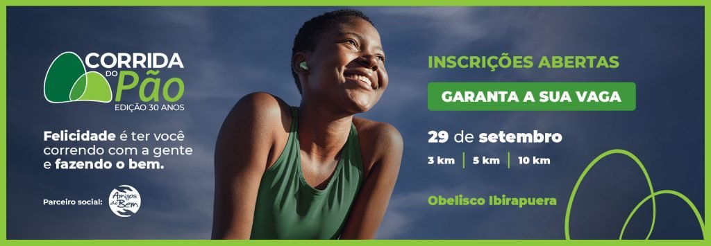 Corrida Pão de Açúcar! Dia 29 de Setembro. Garanta a sua vaga!