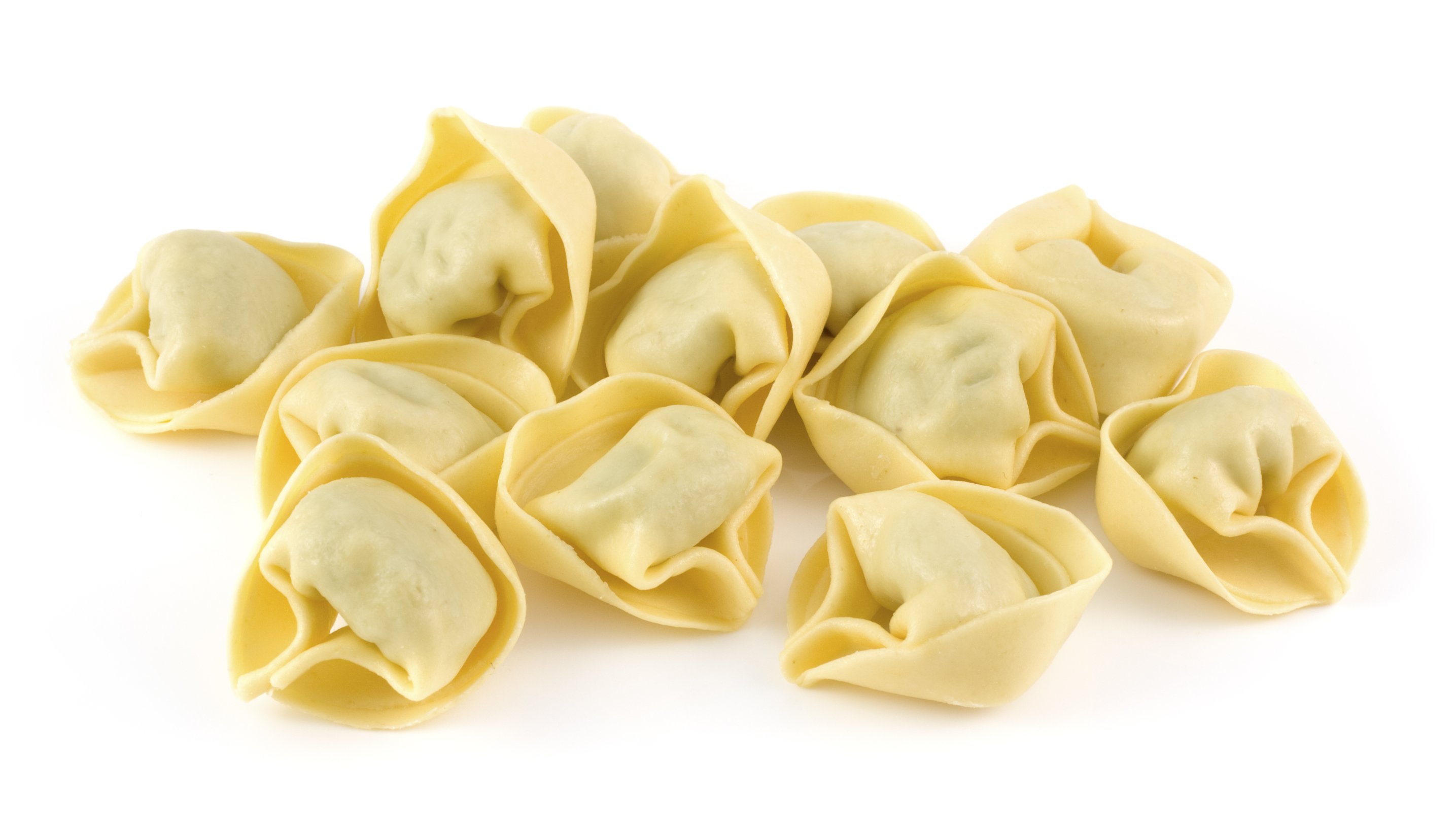Tortellini, massa recheada em forma de anel.
